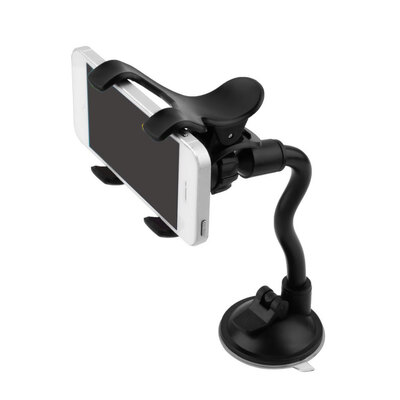 

Flexible 360°Rotation Lazy Support Bracket Car Windshield Two-clip Mount Holder Fit GPS Mobile Phone Gooseneck Sucker Bracket