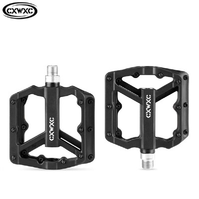 

Bike Mountain Bicycle Road Cycling Nylon Pedals Sealed Bearing Flat Platforms Lightweight Durable Corrosion Resistance