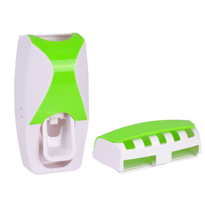 

Tooth Brush Holder Automatic Toothpaste Dispenser 5 Toothbrush Holder Toothbrush Wall Mount Stand Bathroom Tools