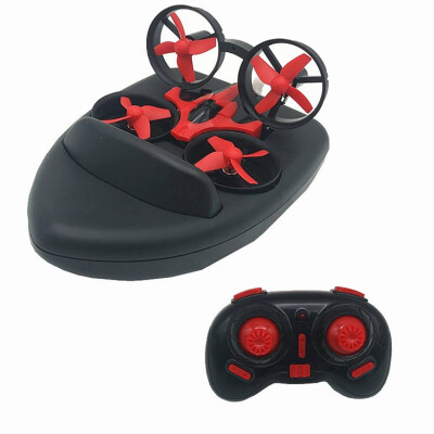 

2-in-1 EPP Flying Air Boat Land Driving Mode Mini RC Drone Quadcopter Detachable One Key Return Racer Remote Control Helicopter