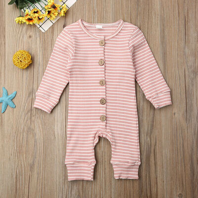 

Newborn Baby Kids Boy Girl Clothes Long Sleeve Romper Jumpsuit One-Piece Outfits
