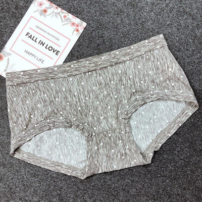 

Panties for Women Ice Silk Sexy Lingerie Low Waist Print Underwear Girl Casual Briefs Female Underpants Ladies Panty