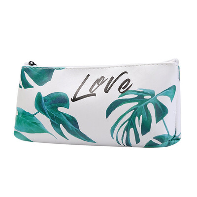 

Toponeto HelloCreative Turtle Leaf Pencil Bag Large Capacity Simple fresh&waterproof