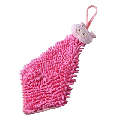 

Toponeto Baby Kids Nursery Hand Towel Cartoon Animal Kitchen Bath Hanging Wipe Soft Towel