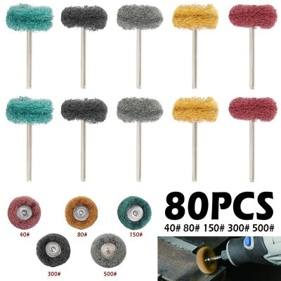 

80Pcs Abrasive Wheel Buffing Polishing Wheel Finishing Compound Buffing Wheels Set