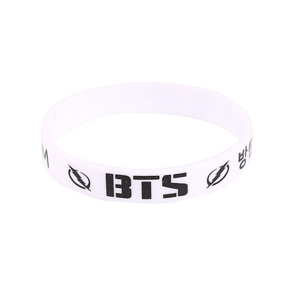 

Kpop BTS No More Dream Silicone Letter Print Bracelet Pair Bracelet Sports Bracelet Star Same Style Bracelet Hot Gift