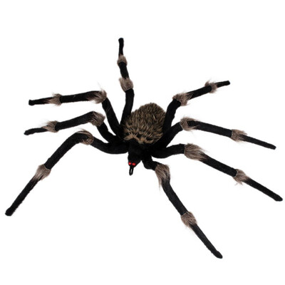 

Halloween Plush Black Spider Halloween Decoration Festival Simulated Supplies Horror Prank Toys Decoration Realistic Prop