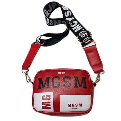 

Children Letter Print Cross-body Handbag Fashion Boys Girls Kids PU Shoulder Messenger Bag