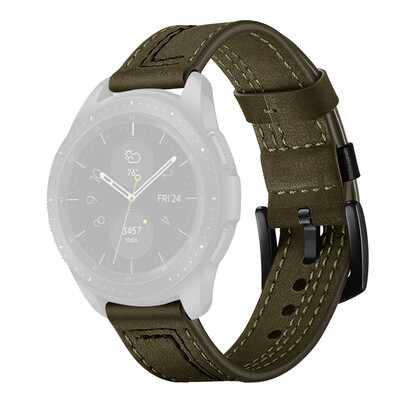 

〖Follure〗Leather Replacement Watch Wrist Strap Band For Samsung Galaxy watch 46mm