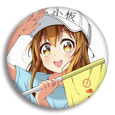 

Cells At Work Cosplay Badge Cartoon Platelet Pretty Brooch Pins Collection Bags Badge Brooch For Backpacks