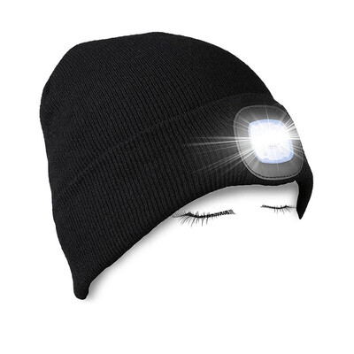 

Winter Warm LED Lighted Beanie Cap Unisex Lighted Stocking Hat