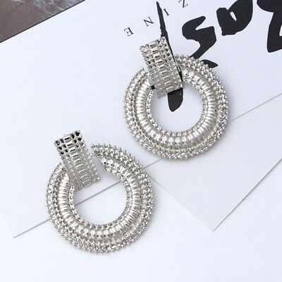 

54 Styles To Choose Fashion Statement Metal Geometric For Women Boho Dangle Gold Earrings Modern Jewelry