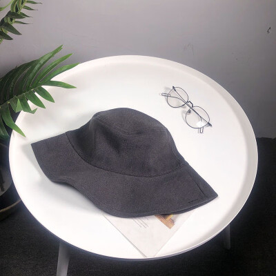 

Hat female spring&summer fisherman hat simple literature retro hundred pot hat outdoor leisure foldable sun hat tide