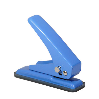 

Low Force 1-Hole Punch 20 Sheets Capacity Hole Puncher Skid-Resistant Base Paper Chipboard Craft Paper