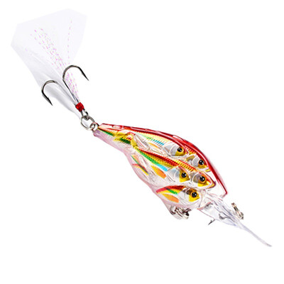 

Fishing Lure Wobbler ABS Engineering Plastic Artificial Hard Bait Carbon Steel Hooks Fishing Tackle Fake Bait About 11cm