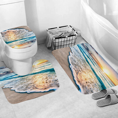 

〖Follure〗3pcs Non-Slip Fish Scale Bath Mat Bathroom Kitchen Carpet Doormats Decor
