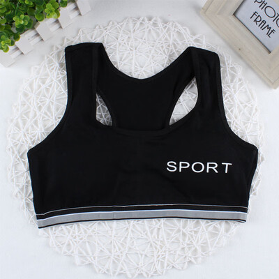 

Girls Underwear Bra Vest Letter Print Cotton Bras Wire Free Comfortable Bra Underwear for Girls