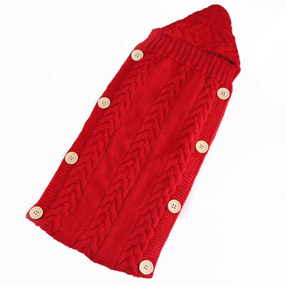 

Newborn Infant Baby Boy Girl Blanket Knit Crochet Warm Swaddle Wrap Sleeping Bag