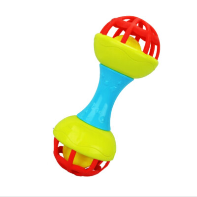 

2019 New Baby Rattles Fuuny Baby Toys Intelligence Grasping Gums Soft Teether Plastic Hand Bell Hammer Educational Gift