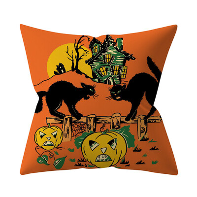 

〖Follure〗Halloween Pumpkin Throw Pillow Cover Pillowcases Decorative Sofa Cushion Cover