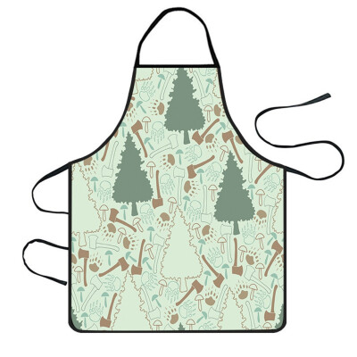 

Toponeto Home Women Waterproof Cute Cartoon Kitchen Restaurant Cooking Bib Apron Aprons