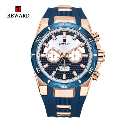 

REWARD 63093 Men Waterproof Calendar Sports Quartz Tape Watch