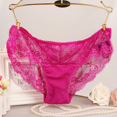 

Soft Breathable Sexy Women Panty Low-Rise Knickers Hollow Briefs Ultra Thin Underwear Lace Panties Lady Summer Briefs