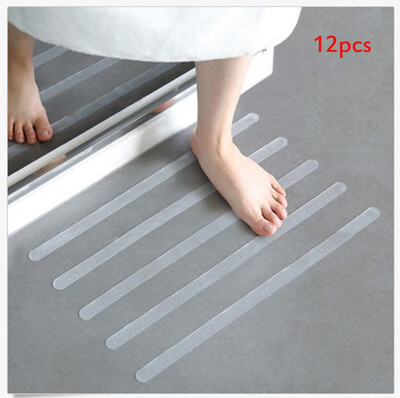 

Gobestart 12Pcs6pcs Anti Slip Bath Grip Stickers Non Slip Shower Strips Flooring Safety T