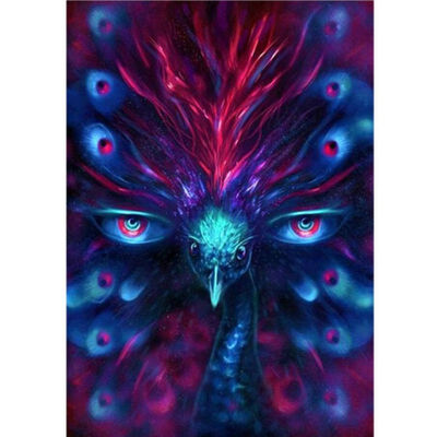 

Frameless Psychedelic Pattern 5D DIY Diamond Painting Cross Stitch Craft Kit Paint by Number Kits for Adults Kids Full Diamond