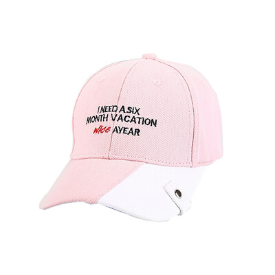 

Kids Hats Fashion Adjustable Sun Protection Letter Embroidery Pattern Casual Visors Boys Girls Caps