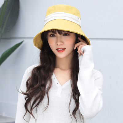 

Creative Cap Ladies Summer Sunscreen Cotton Fishermans Cap Female Japanese Version Sunscreen Protective Fishermans Cap
