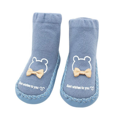 

Newborn Spring Autumn Winter Baby Funny Socks Anti Slip Baby Boy Socks With Rubber Soles Baby Girl Cute Socks 6 colors