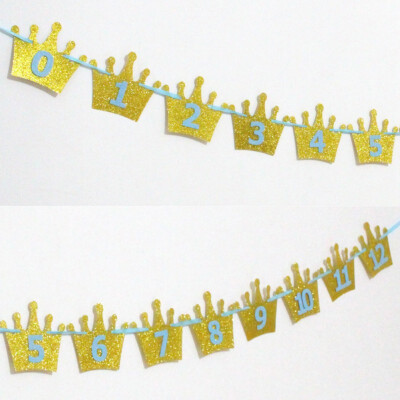 

Unique Crown Photo Clips Household Photo Clips For Baby DIY Birthday Party Decoration