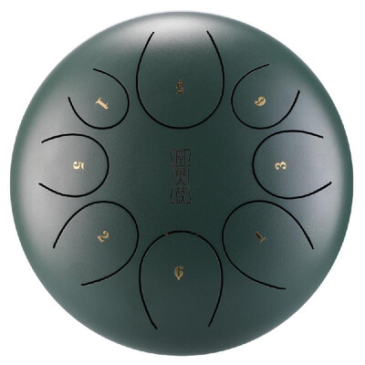 

10 inch Steel Tongue Drum Mini Hand Pan Drums with Drumsticks Percussion Musical Instruments Purify Your Mind&Soul