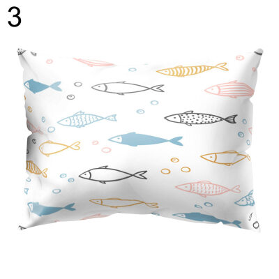 

Colorful Symbol Small Fish Throw Pillow Case Cushion Cover Sofa Bed Home Decor