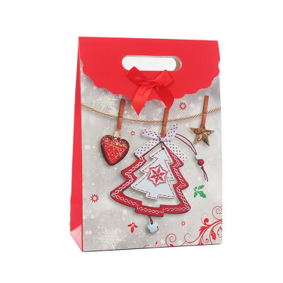 

Christmas Gift Bag Paper Bag Cute Cartoon Pattern Portable Candy Bag Christmas Decoration Holiday Gift Accessories