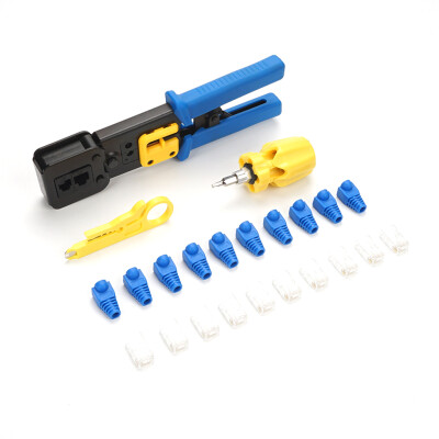 

Rj4511 Network Cable Crimpers Wire Crimping Pliers Tool Perforated Crystal Head Crimping Pliers Set