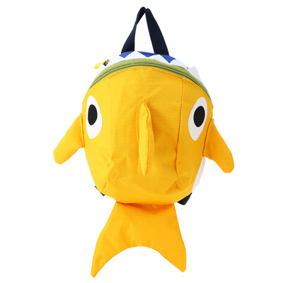 

Kids School Bags Nylon Cute Cartoon Sharp Travel Backpack Children Kindergarten Schoolbags Yellow