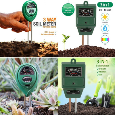 

3 in 1 Professional Soil Detector Moisture Meter PH Level Tester Analyzer for Garden Plants Crops Flowers Vegetable