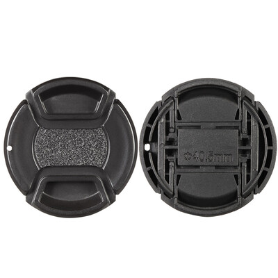 

55mm Center Pinch Snap-on Lens Cap Cover Keeper Holder for Canon Nikon Sony Olympus DSLR Camera Camcorder
