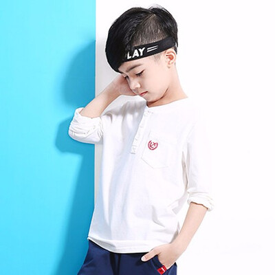 

Childrens clothing boy T-shirt autumn 2018 new long-sleeved bottoming shirt small children big children autumn tide baby