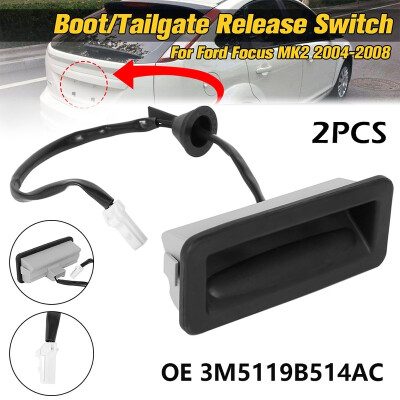 

2PCS NEW Car Tailgate Trunk Release Switch for Ford Focus MK2 2004-2008 3M5119B514AC