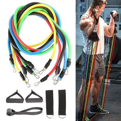 

11PCS Universal Fitness Rope Sports Fitness Equipment Set Sports Home Gym Workout Tools