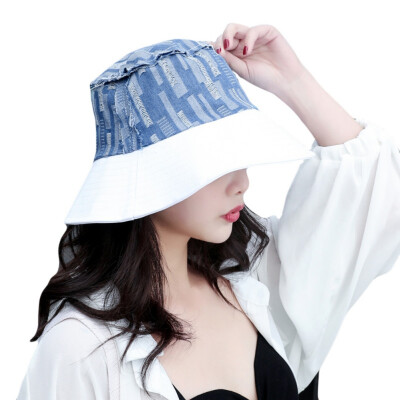 

Outdoor Sport Casual Dome Cap Women Bucket Hat Summer Cotton Retro Breathable Leisure Cap Ladies Wide Brim Sun Anti-UV Beach Cap