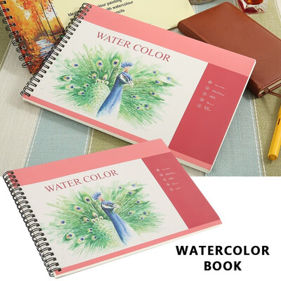 

Willstar 20 Pages Artist Watercolor Book Sketch Book Notepad for Painting Drawing