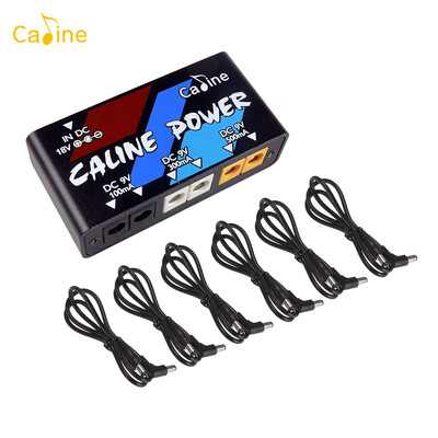 

Caline CP-02 Mini Guitar Effect Power Supply Station Distributor 6 Isolated DC 9V Outputs