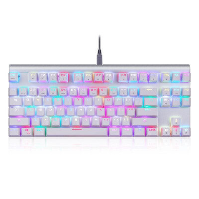 

MOTOSPEED CK101 87 Key NKRO RGB Backlit Mechanical Gaming Keyboard Illuminated Keyboard for Gaming & Typing