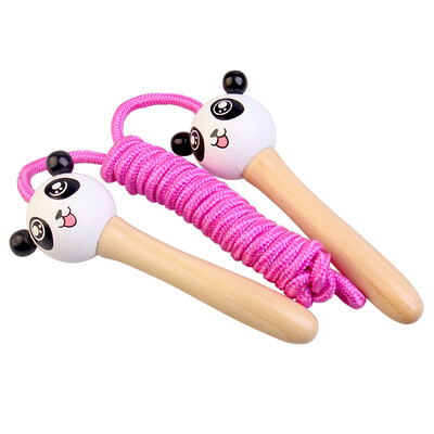 

Dan Ni Qi Te childrens skipping rope cartoon cartoon cotton wooden skipping style random issue Childrens Day gift