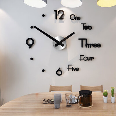 

Stylish&Beautiful Large Wall Clock Modern Design Clock Wall Sticker