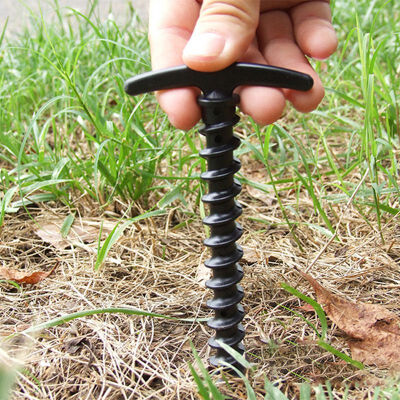 

plastic screw Plastic Outdoor spiral Sports accessories hiking camping tent peg Nails peg trip Tent Travel nail Kit